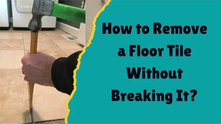 How to Remove a Floor Tile Without Breaking It