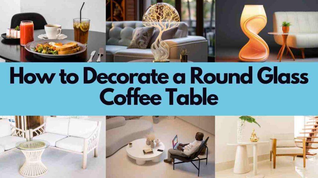 How to Decorate a Round Glass Coffee Table