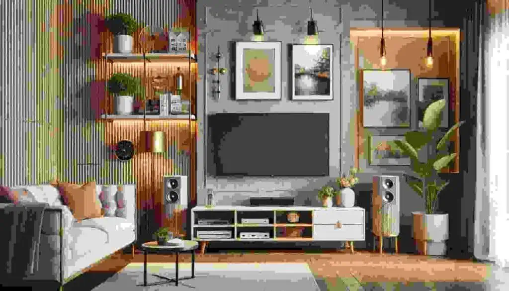 Wall Behind TV Stand